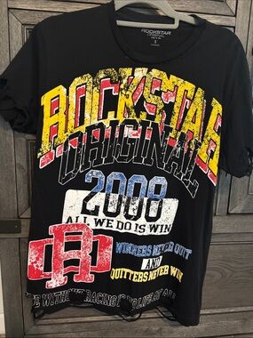 Mens Black Graphic Tee